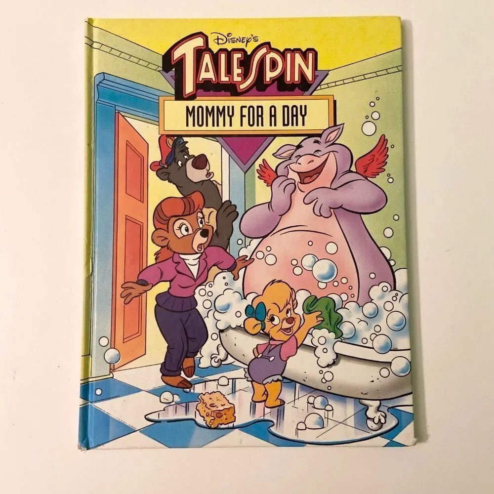 Vtg 1991 Disneys Talespin Mommy For A Day by Ann Braybrooks Mallard Press Book